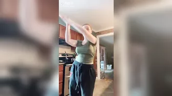 Bouncy redhead