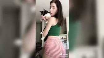 Playing with her pussy, while moving that cake #3