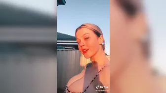 Huge tits out for golden hour #4