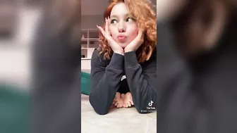 Pretty red head with amazing soles #4