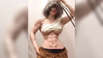 Busty Chinese barbarian cosplay #2