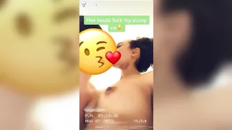 Tiktok slut fucking a huge cock. Her Instagram is @julia_kaaay #1