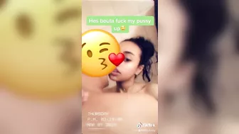 Tiktok slut fucking a huge cock. Her Instagram is @julia_kaaay #3