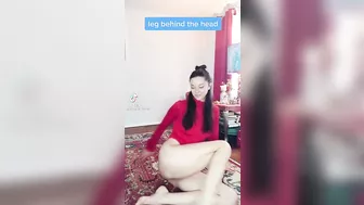 Yoga flexible chick