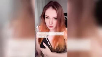 redhead cute show her tits