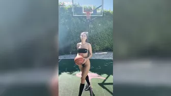 Playing basketball #4