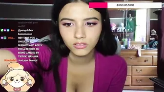 She was banned on TikTok for having too big breasts so she rants on Twitch instead