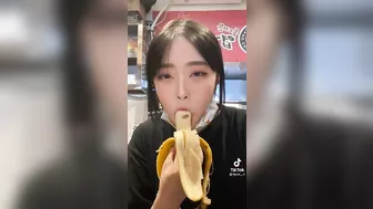 Eating a phallic banana ♥️♥️ #4