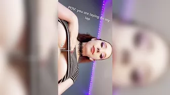 Laying on her lap #3