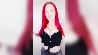 Redhead with a big bounce.