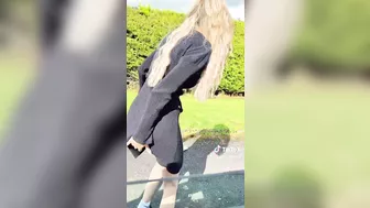 Outdoor gstring bend over panties flash @zara.rose.0 Z ♥️♥️ #4