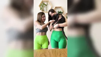 @camilita.rod hot girls cameltoe leggins #3