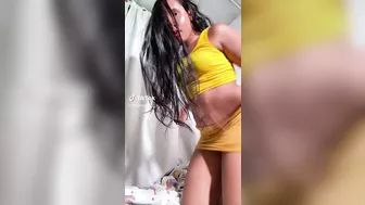 @tifannyofg__ Tifanny Gutierrez Gstring twerking mini skirt asshole oops #2