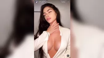 Latina thot chokes herself