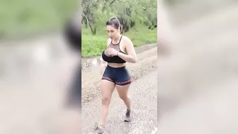 Imagine catching this milky bitch on her park run #2